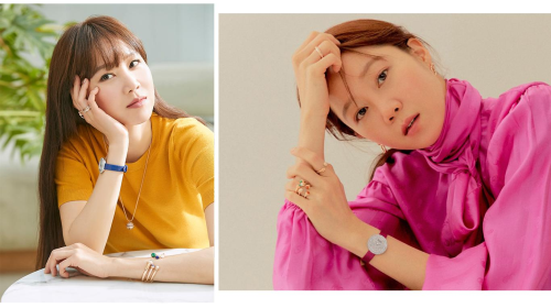 Gong Hyo-jin đeo BST Possession mới với đồng hồ nạm đính hoàn toàn bằng kim cương.