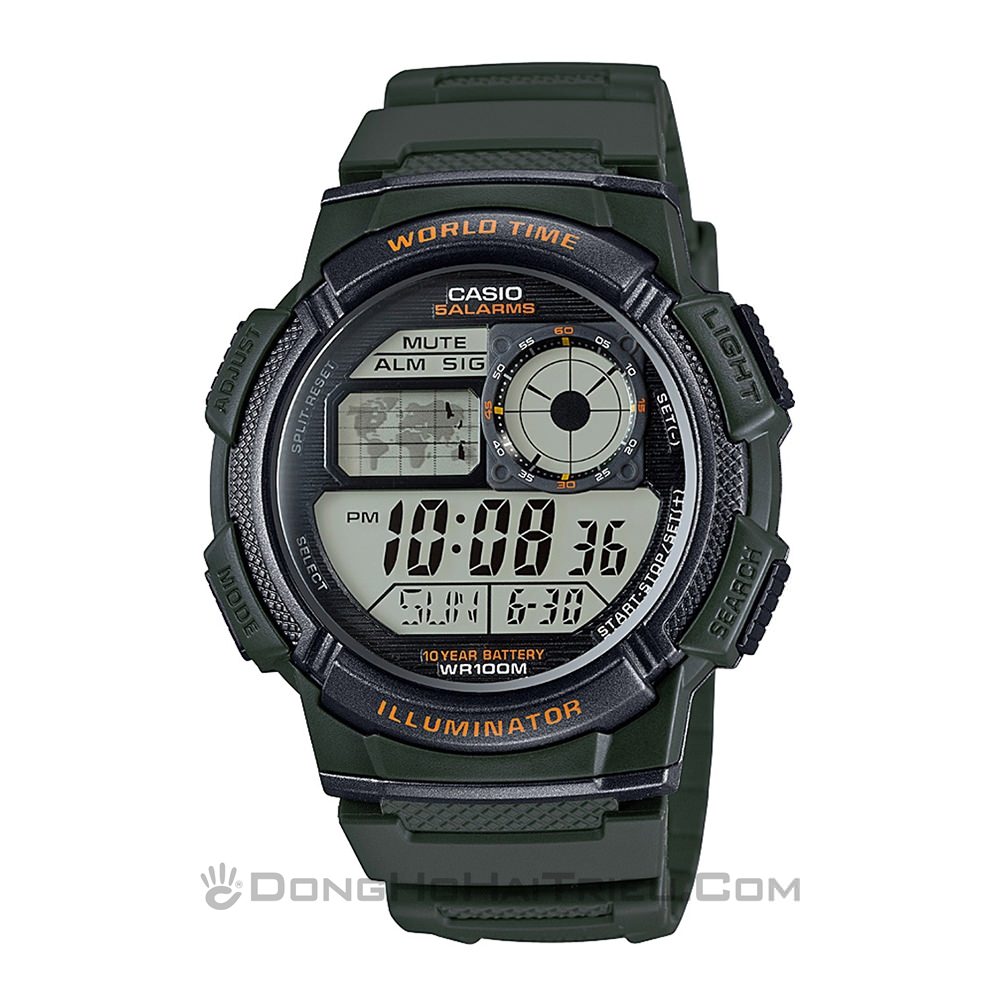 Khám phá đồng hồ Casio AE-1000W-3AVDF