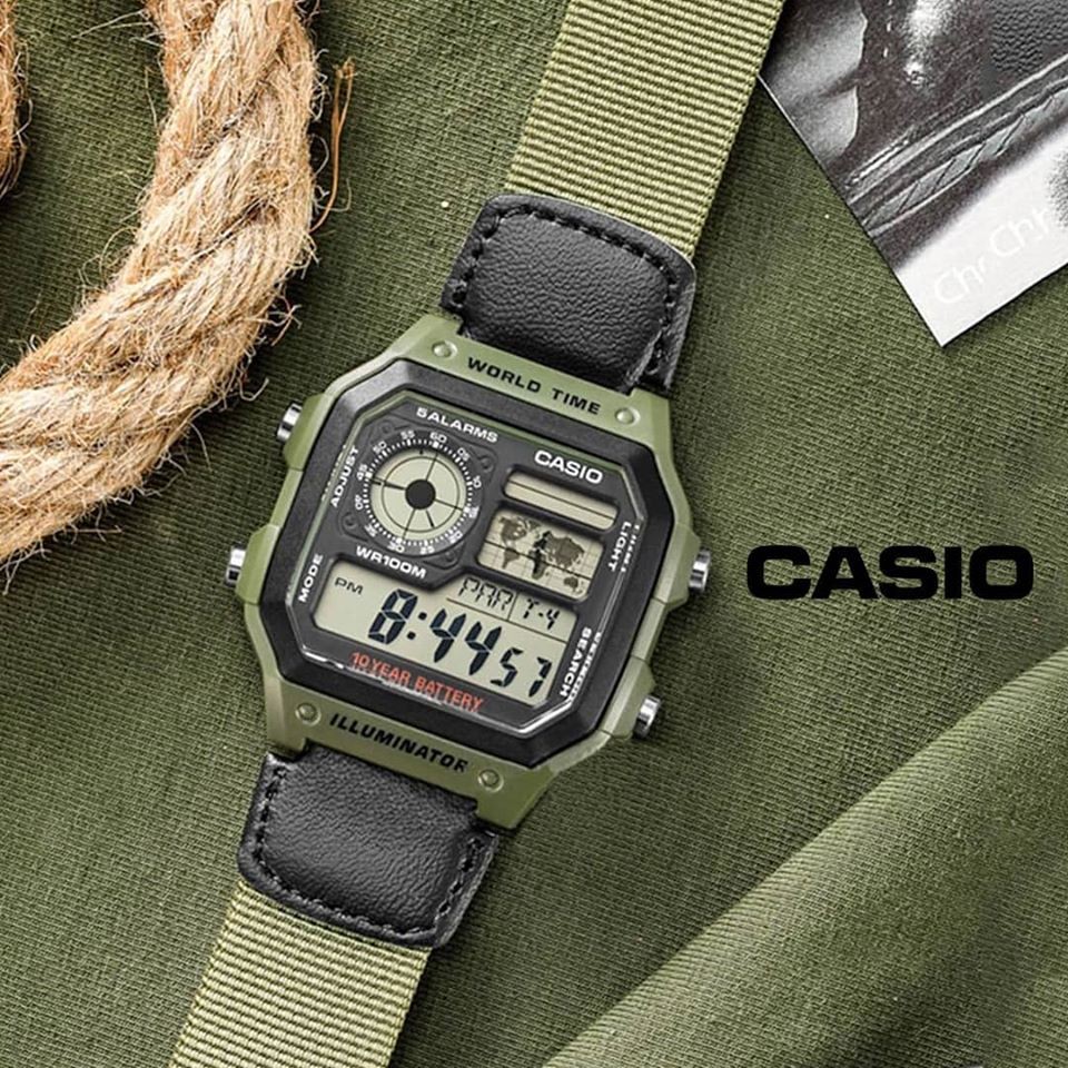 Khám phá đồng hồ Casio AE-1200WHB-3BVDF