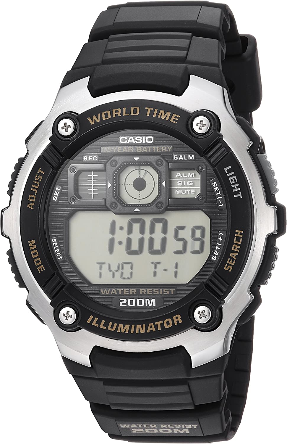 Khám phá đồng hồ Casio AE-2000W-9AVDF