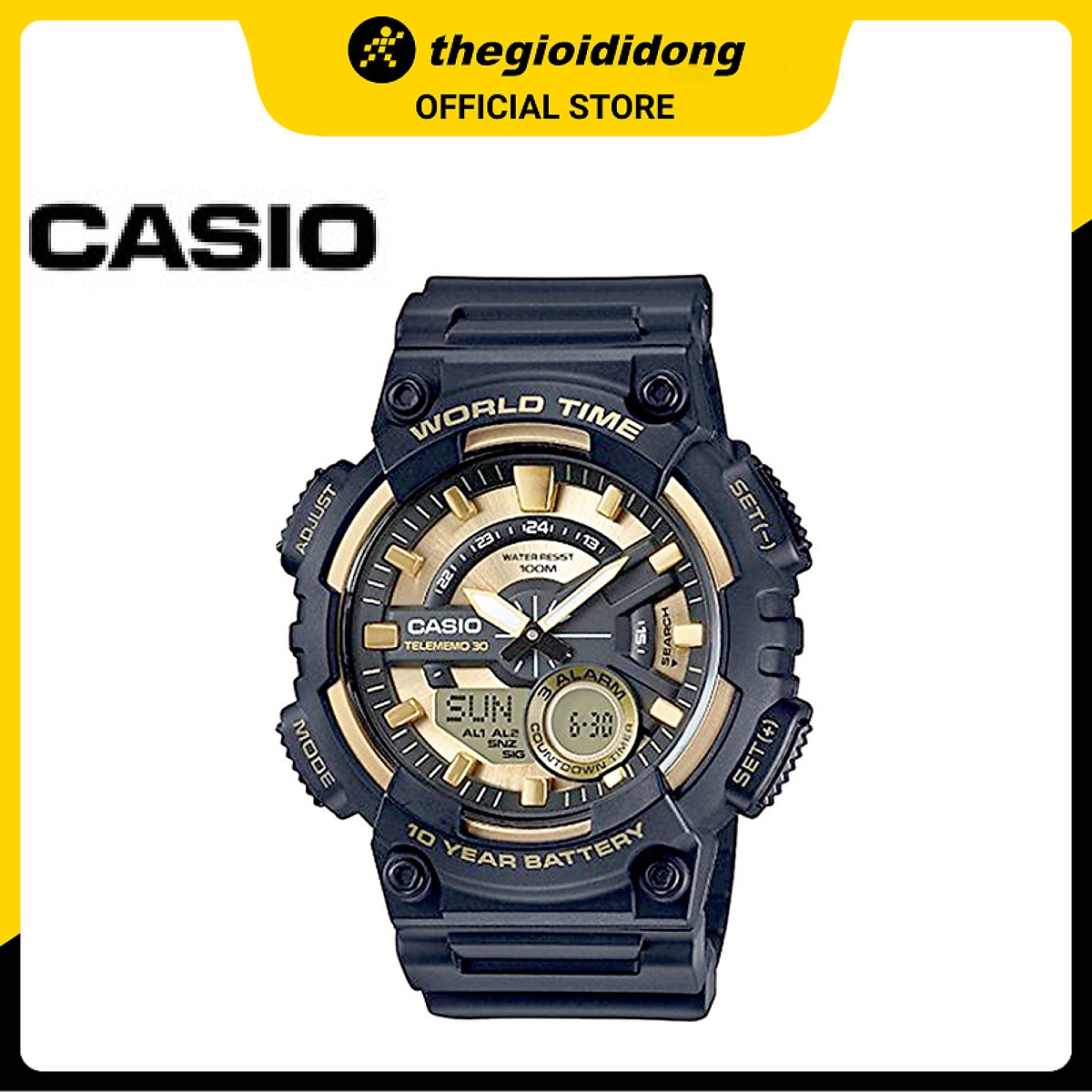 Khám phá đồng hồ Casio AEQ-110BW-9AVDF