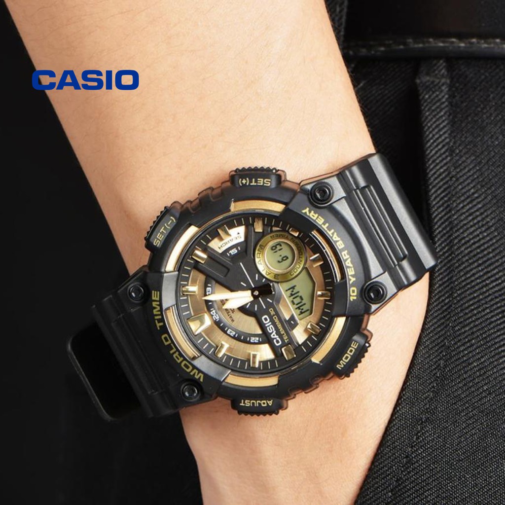 Khám phá đồng hồ Casio AEQ-110BW-9AVDF