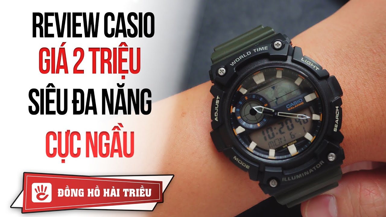 Khám phá đồng hồ Casio AEQ-200W-3AVDF