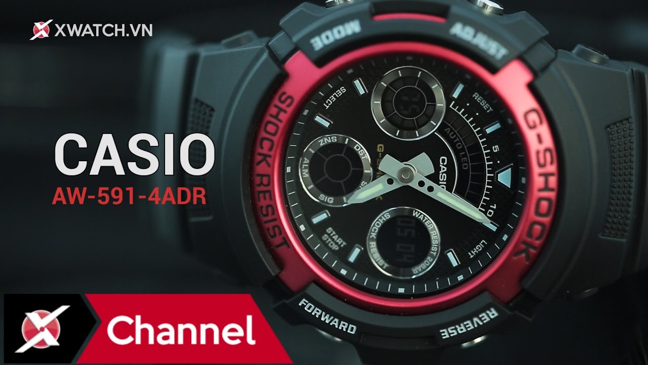 Khám phá đồng hồ Casio AW-591-4ADR