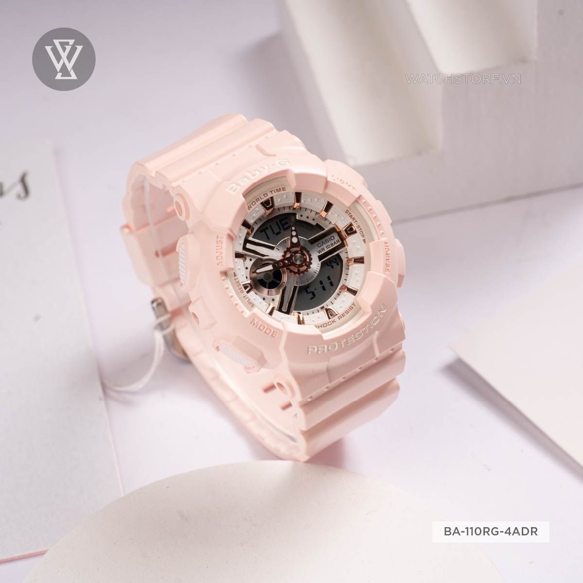 Khám phá đồng hồ Casio BA-110RG-4ADR