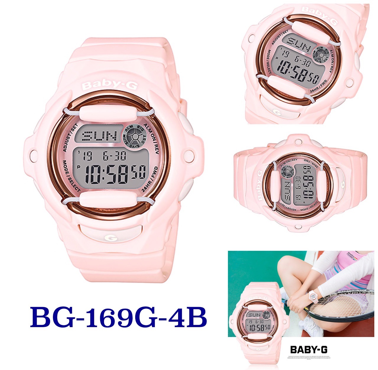 Khám phá đồng hồ Casio BG-169G-4BDR
