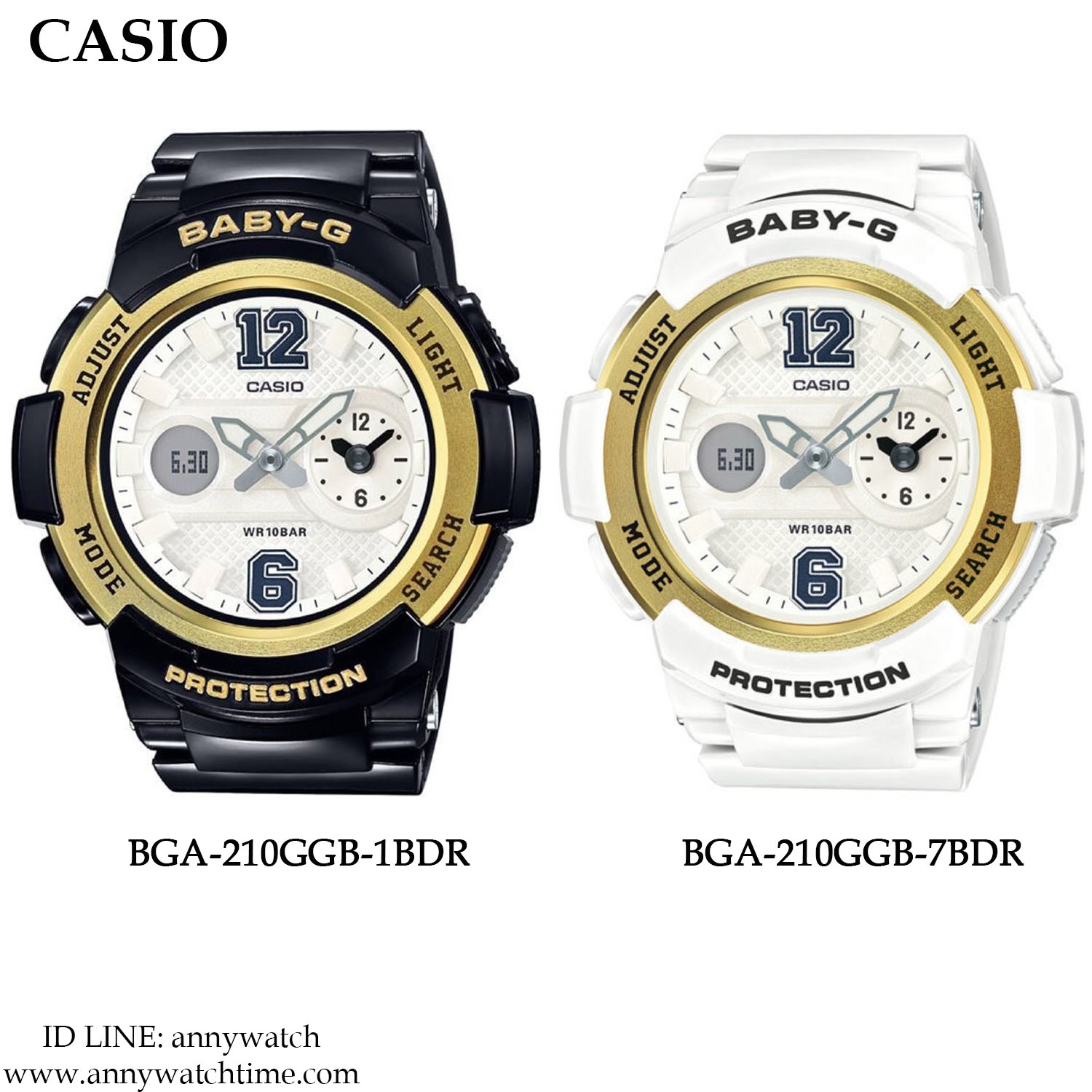 Khám phá đồng hồ Casio BGA-210GGB-7BDR