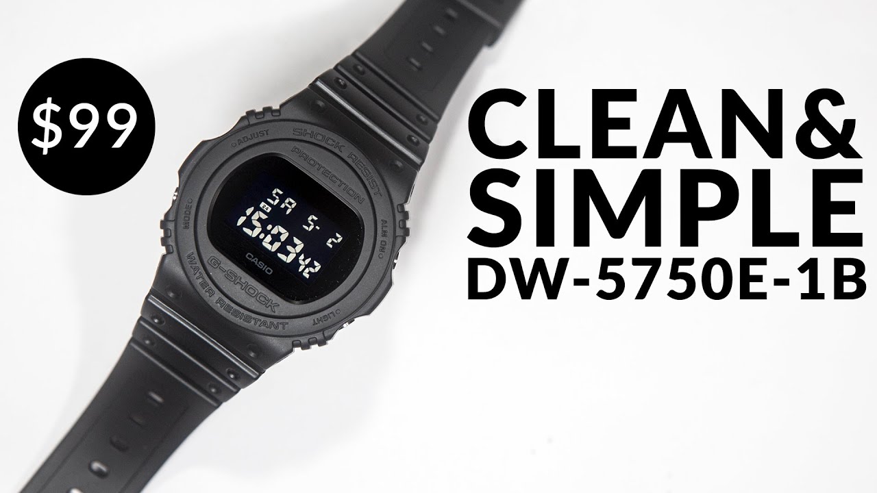 Khám phá đồng hồ Casio DW-5750E-1BDR