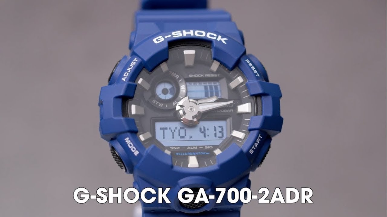 Khám phá đồng hồ Casio GA-700-2ADR