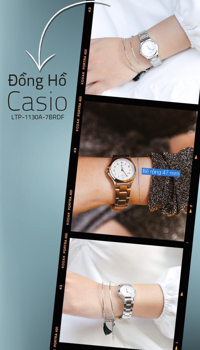 Khám phá đồng hồ Casio LTP-1130A-7BRDF