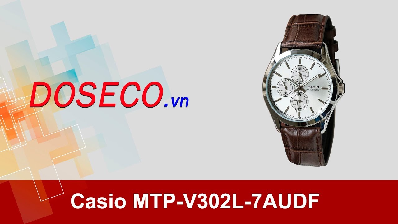 Khám phá đồng hồ Casio MTP-V302L-7AUDF