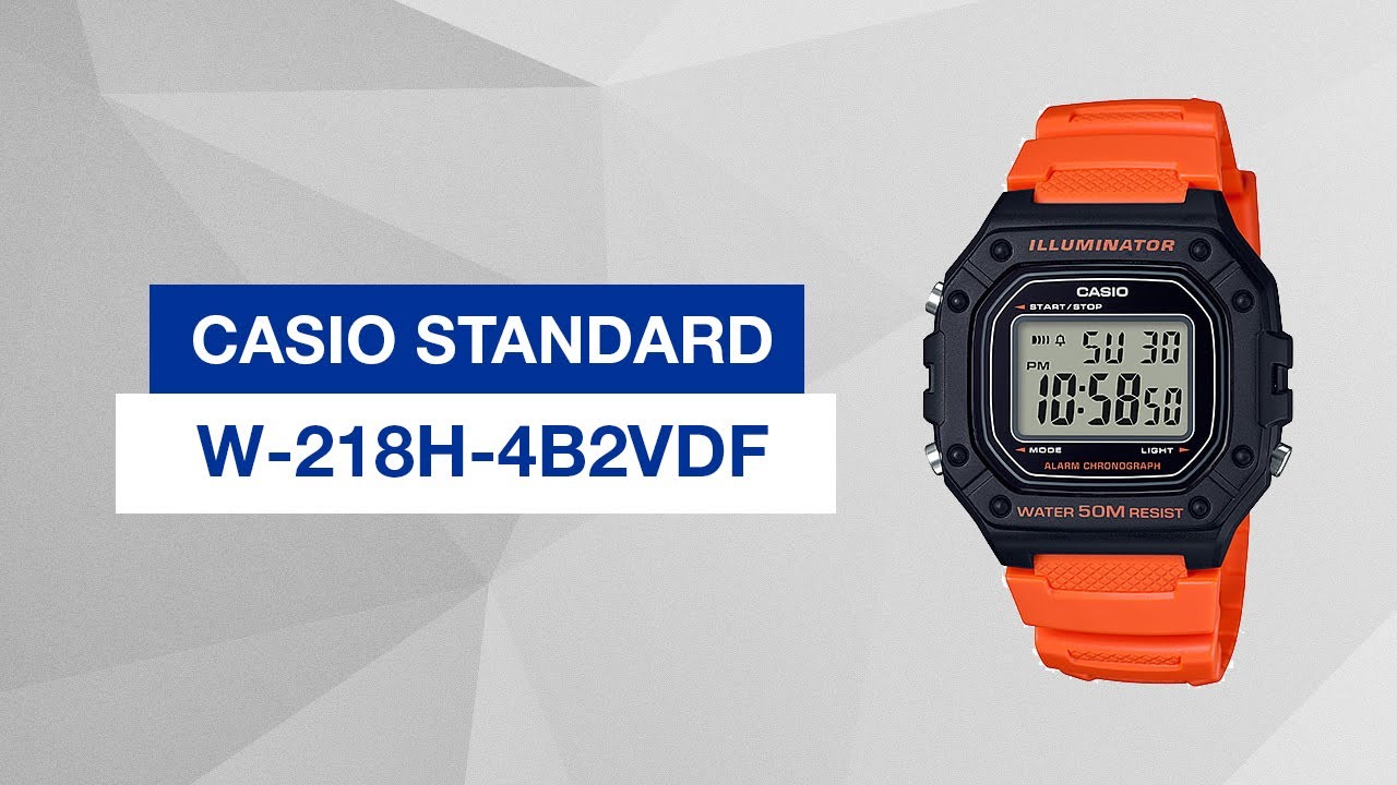 Khám phá đồng hồ Casio W-218H-4B2VDF