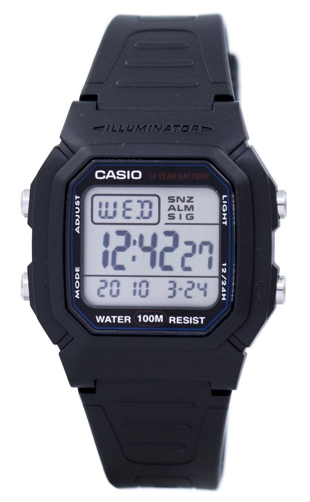 Khám phá đồng hồ Casio W-800H-1AVDF