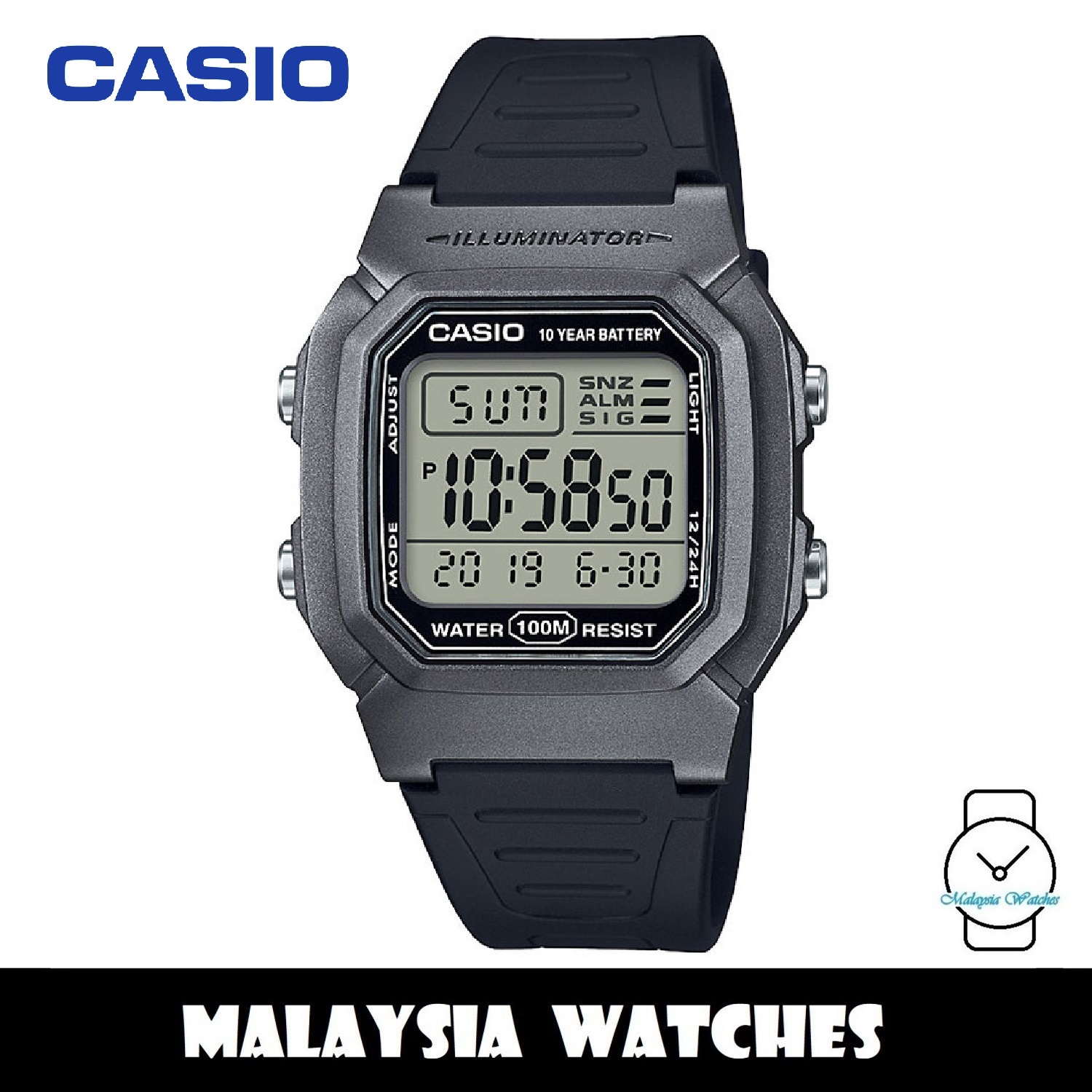 Khám phá đồng hồ Casio W-800HM-7AVDF