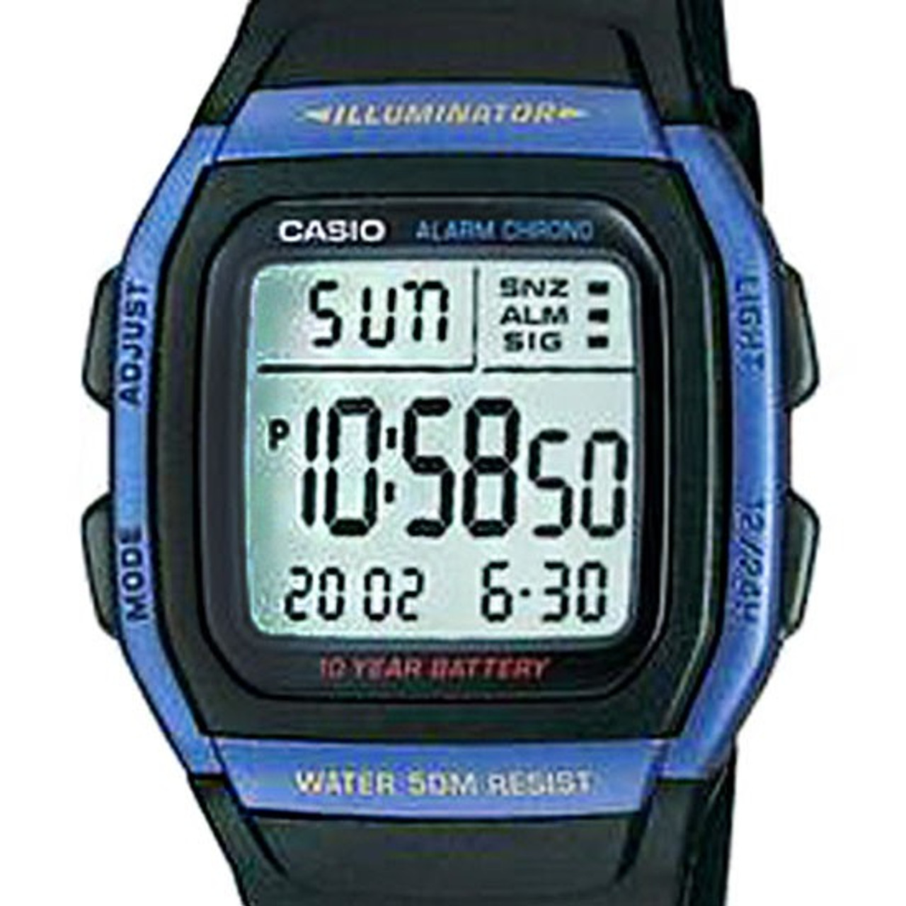 Khám phá đồng hồ Casio W-96H-2AVDF