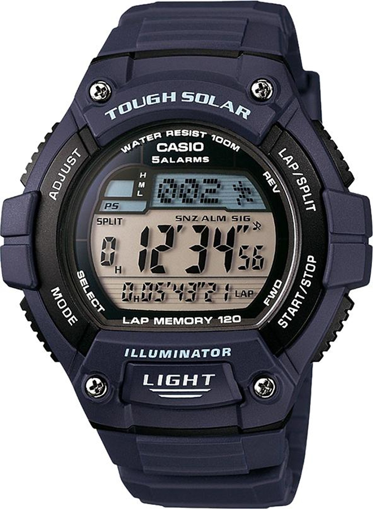 Khám phá đồng hồ Casio W-S220-2AVDF